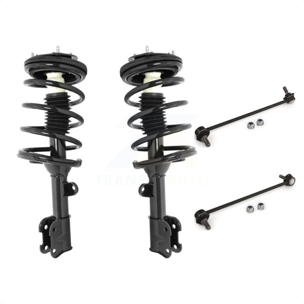 Front Complete Shock Assembly And TQ Link Kit For 2007-2009 Hyundai Santa Fe KSS-100866 by Transit Auto