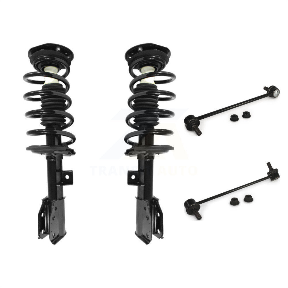 Front Complete Shock Assembly And TQ Link Kit For Chevrolet Equinox GMC Terrain Captiva Sport Excludes Models With 19" Wheels KSS-100875 by Transit Auto