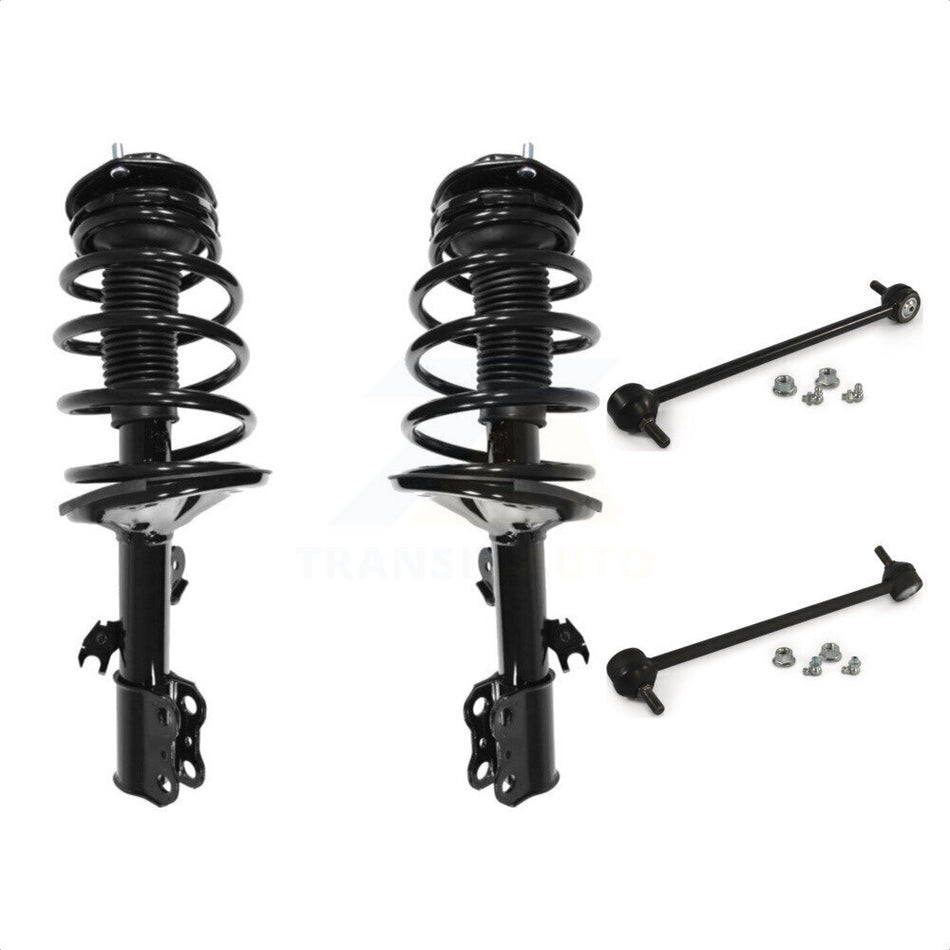 Front Complete Shock Assembly And TQ Link Kit For Toyota Sienna KSS-100907 by Transit Auto