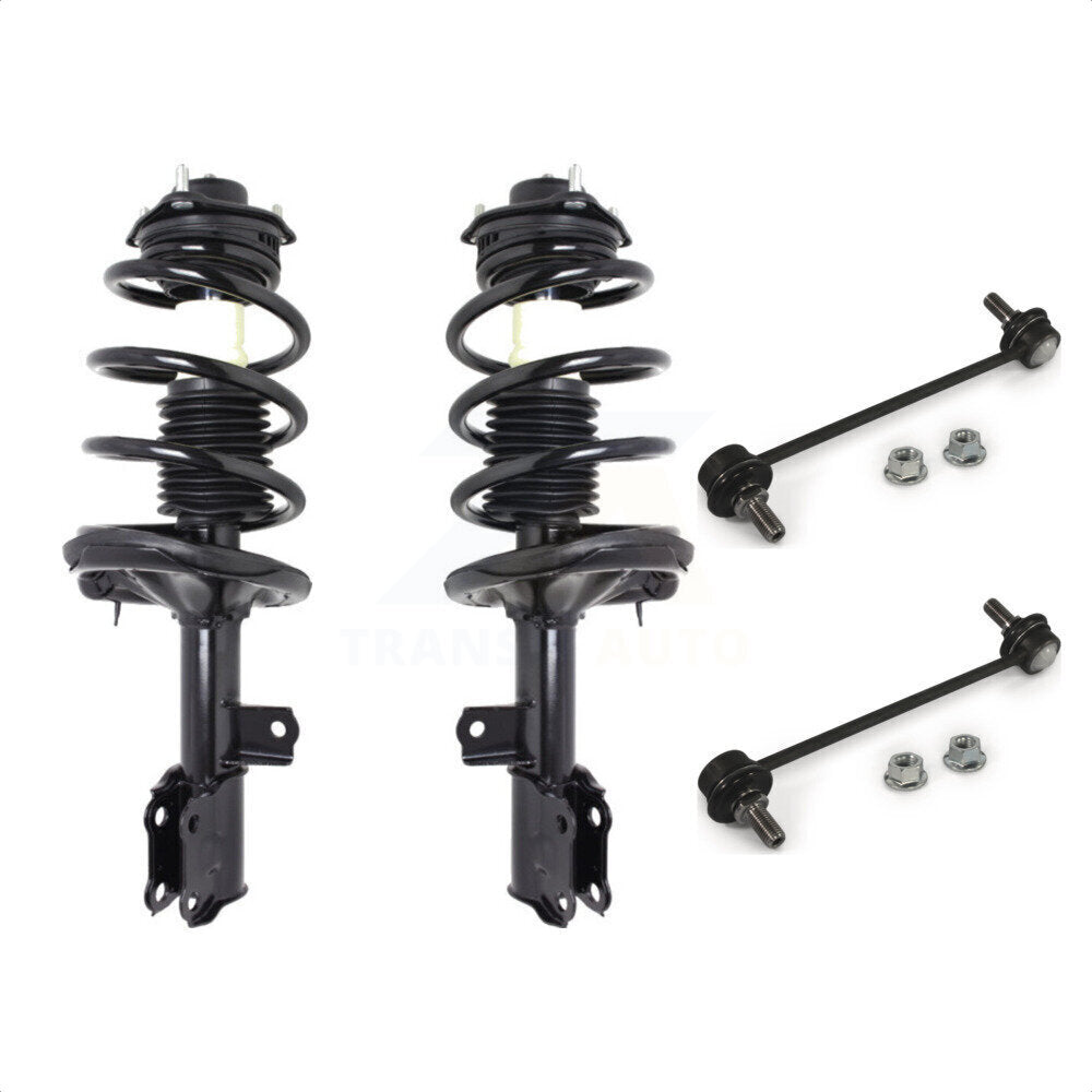 Front Complete Shock Assembly And TQ Link Kit For Kia Forte Koup Forte5 KSS-100926 by Transit Auto