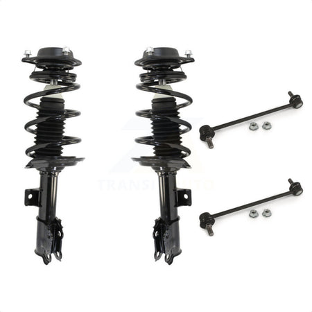 Front Complete Shock Assembly And TQ Link Kit For Hyundai Elantra Coupe Excludes Hatchback Models KSS-100929 by Transit Auto