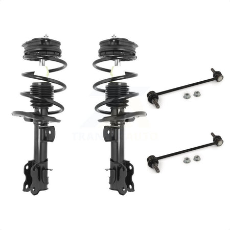 Front Complete Shock Assembly And TQ Link Kit For 2013-2019 Nissan Sentra KSS-100952 by Transit Auto