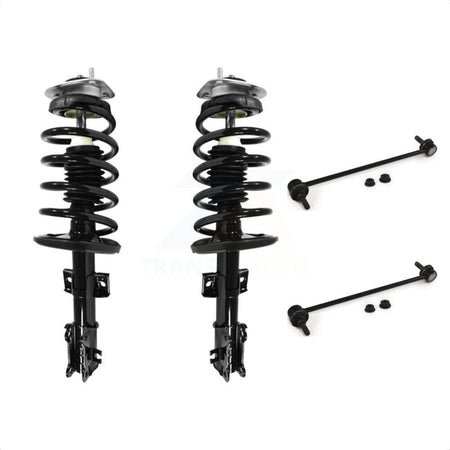 Front Complete Shock Assembly And TQ Link Kit For 2003-2014 Volvo XC90 excludes electronic suspension KSS-100955 by Transit Auto