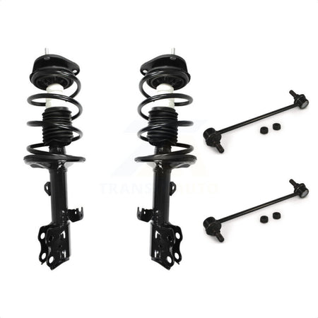 Front Complete Shock Assembly And TQ Link Kit For Toyota Corolla Matrix Pontiac Vibe KSS-100959 by Transit Auto