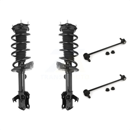 Front Complete Shock Assembly And TQ Link Kit For 2007-2012 Acura RDX KSS-100967 by Transit Auto