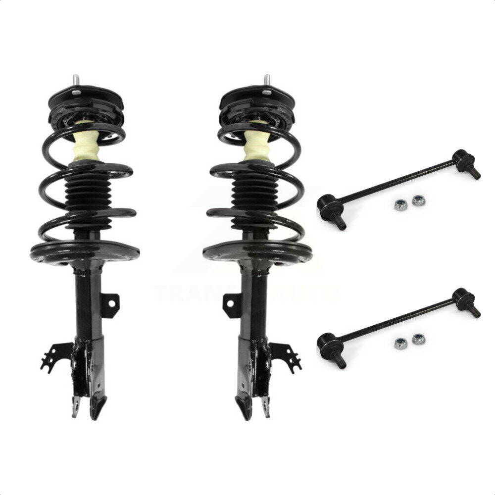 Front Complete Shock Assembly And TQ Link Kit For Toyota Camry Fits SE Models KSS-100988 by Transit Auto