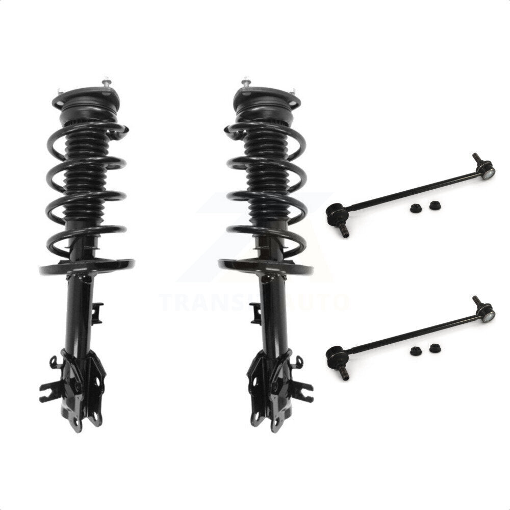 Front Complete Shock Assembly And TQ Link Kit For 2013-2016 Mazda CX-5 AWD Excludes Wheel Drive KSS-100989 by Transit Auto