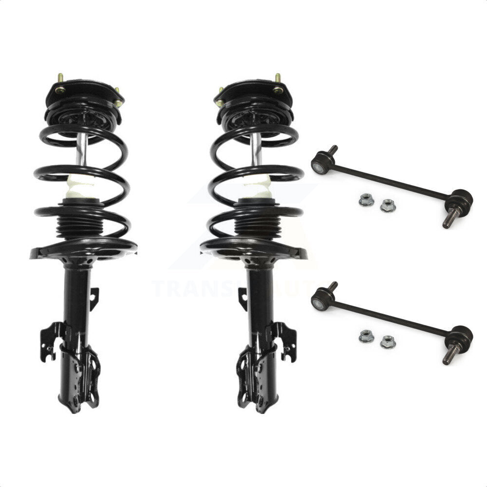 Front Complete Shock Assembly And TQ Link Kit For Toyota Camry Solara Lexus ES330 KSS-100994 by Transit Auto