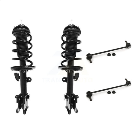 Front Complete Shock Assembly And TQ Link Kit For Acura MDX ZDX excludes electronic suspension KSS-100995 by Transit Auto