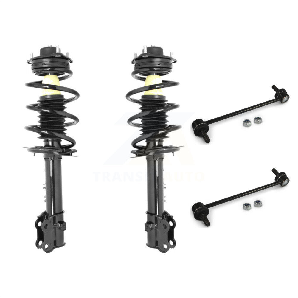 Front Complete Shock Assembly And TQ Link Kit For Hyundai Tucson Kia Sportage KSS-101000 by Transit Auto