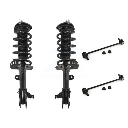 Front Complete Shock Assembly And TQ Link Kit For 2008-2010 Honda Odyssey KSS-101012 by Transit Auto