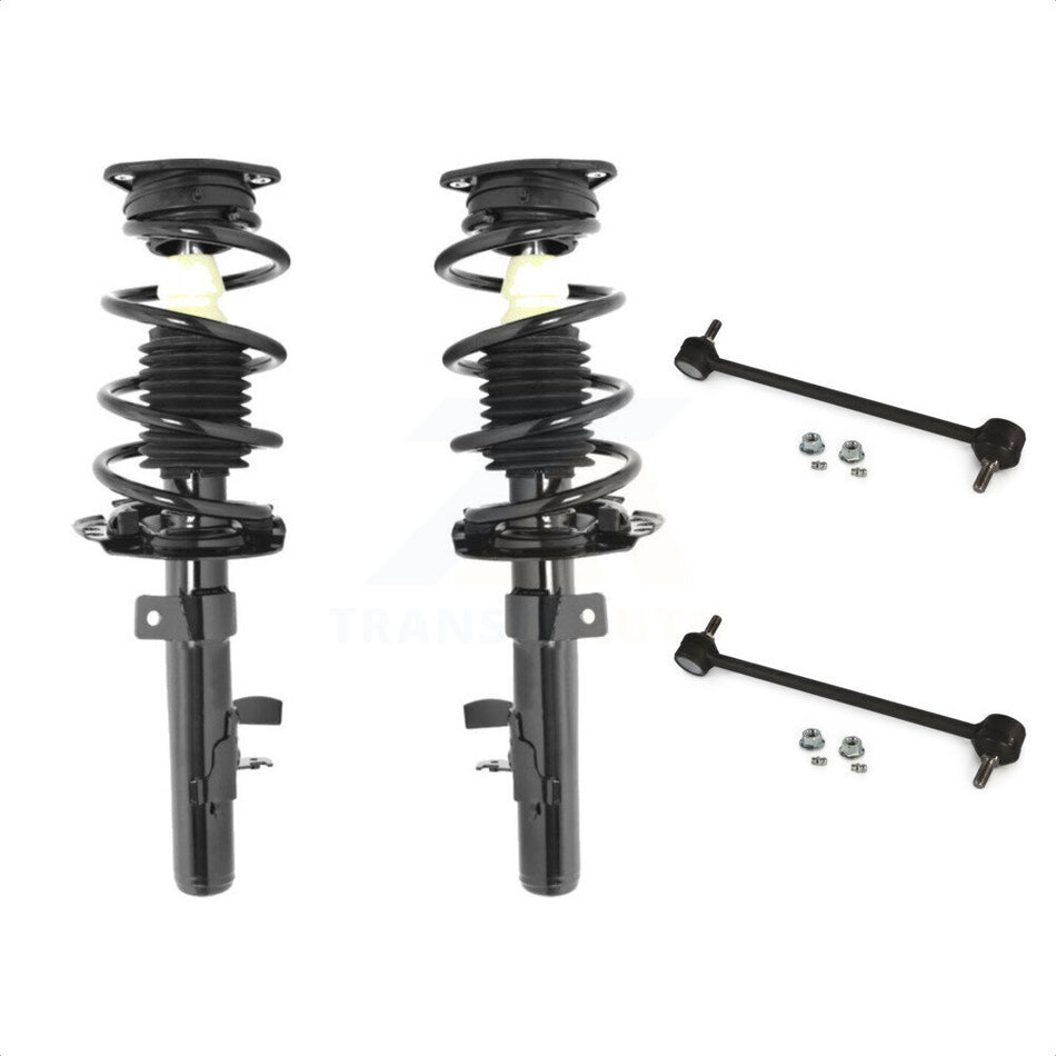 Front Complete Shock Assembly And TQ Link Kit For Ford Escape KSS-101019 by Transit Auto