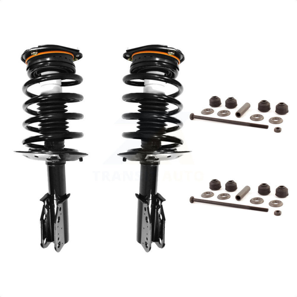 Front Complete Shock Assembly And TOR Link Kit For Buick LeSabre Cadillac DeVille Pontiac Bonneville Oldsmobile Aurora Excludes Models With Electronic Suspension KSS-101034 by Transit Auto