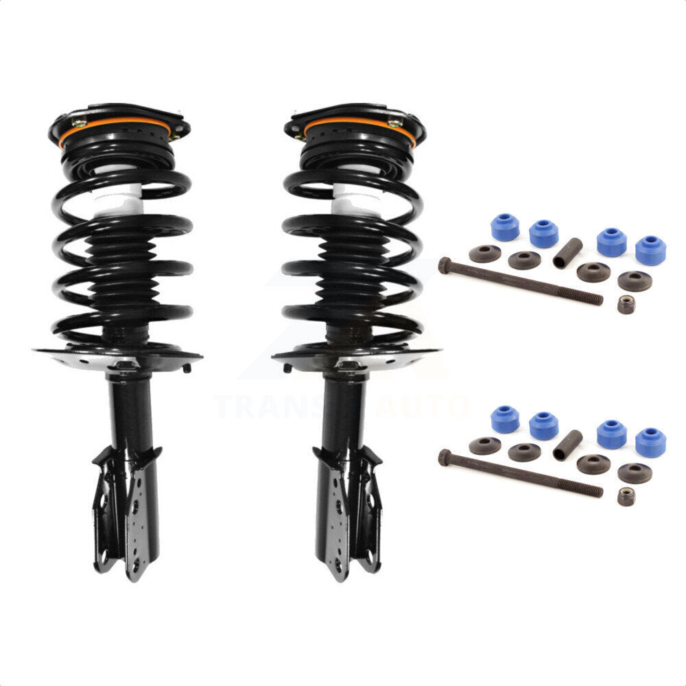 Front Complete Shock Assembly And TOR Link Kit For Buick LeSabre Cadillac DeVille Pontiac Bonneville Oldsmobile Aurora Excludes Models With Electronic Suspension KSS-101035 by Transit Auto