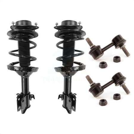 Front Complete Shock Assembly And TOR Link Kit For Subaru Impreza Excludes WRX Models KSS-101116 by Transit Auto