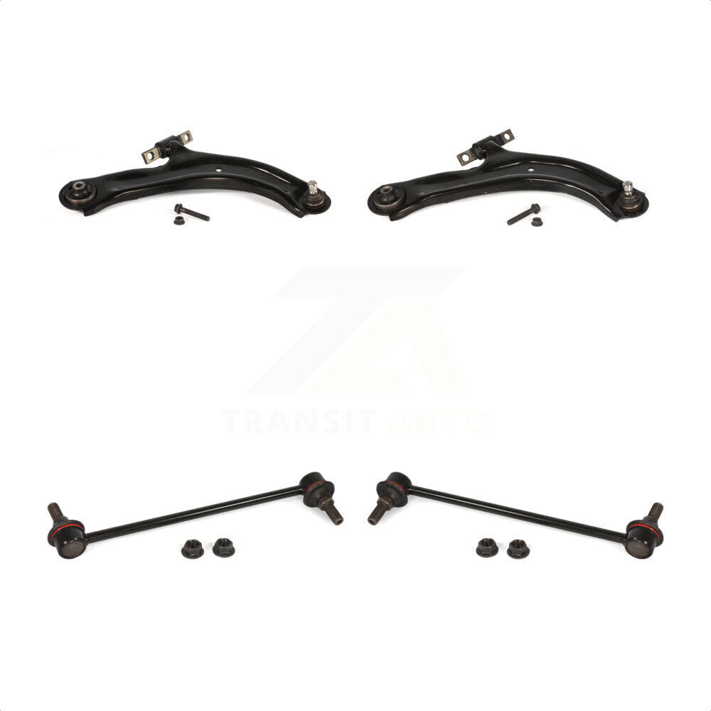 Front Suspension Control Arm And Ball Joint Assembly Stabilizer Bar Link Kit For 2007-2012 Nissan Sentra KTR-100097 by TOR