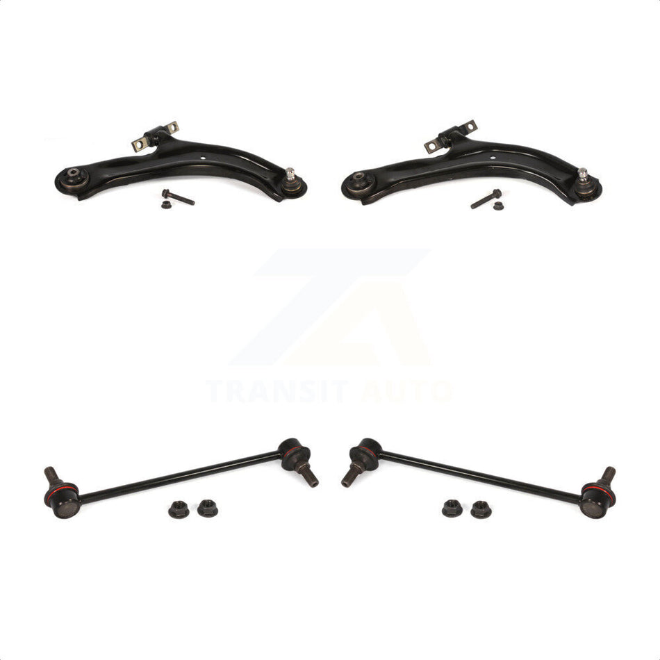 Front Suspension Control Arm And Ball Joint Assembly Stabilizer Bar Link Kit For 2007-2012 Nissan Sentra KTR-100097 by TOR