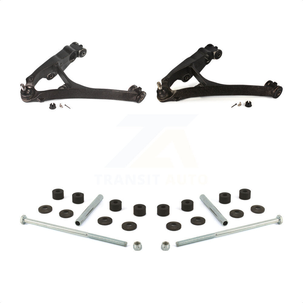 Front Suspension Control Arm And Ball Joint Assembly Stabilizer Bar Link Kit For Chevrolet Silverado 1500 GMC Tahoe Sierra Suburban Yukon Avalanche XL Cadillac Classic Escalade ESV EXT KTR-100099 by TOR