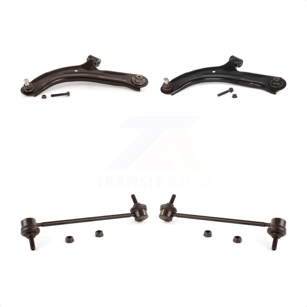 Front Suspension Control Arm And Ball Joint Assembly Stabilizer Bar Link Kit For Nissan Versa Cube KTR-100114 by TOR