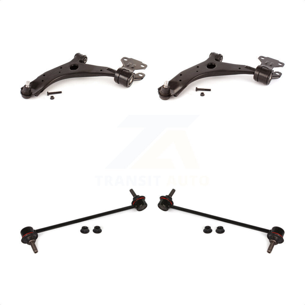 Front Suspension Control Arm And Ball Joint Assembly Stabilizer Bar Link Kit For 2010-2013 Mazda 3 Sport KTR-100138 by TOR