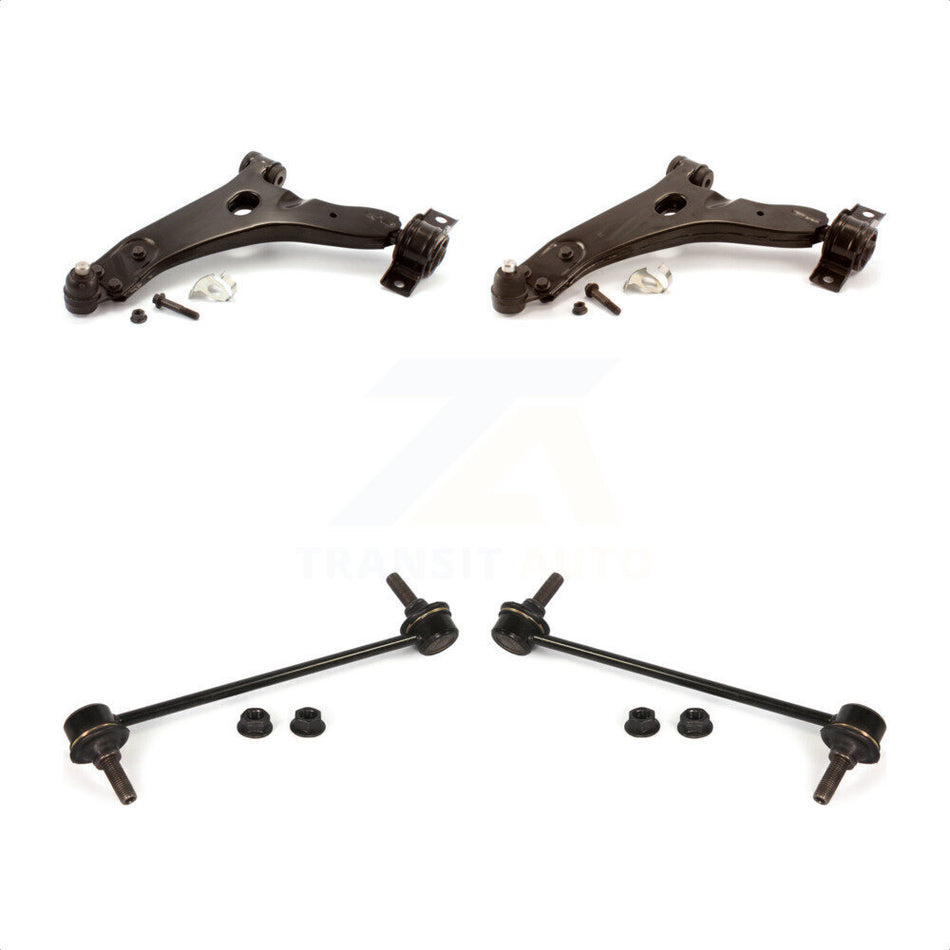 Front Suspension Control Arm And Ball Joint Assembly Stabilizer Bar Link Kit For 2011 Ford Focus 10.70" Length KTR-100187 by TOR