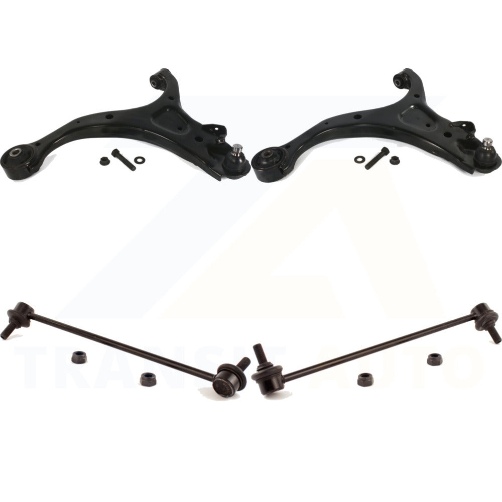 Front Suspension Control Arm And Ball Joint Assembly Stabilizer Bar Link Kit For Hyundai Santa Fe Kia Sorento KTR-100232 by TOR