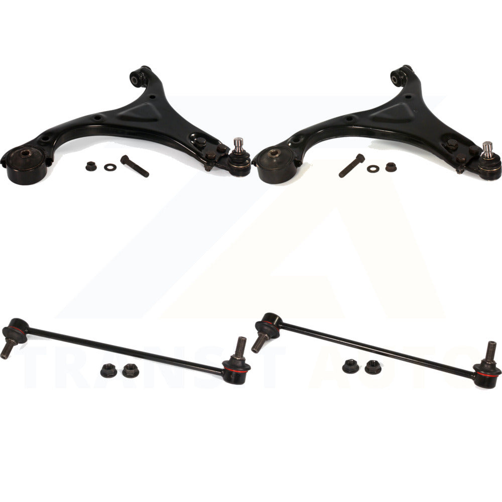 Front Suspension Control Arm And Ball Joint Assembly Stabilizer Bar Link Kit For Hyundai Sonata 12.64" Center To Length KTR-100238 by TOR