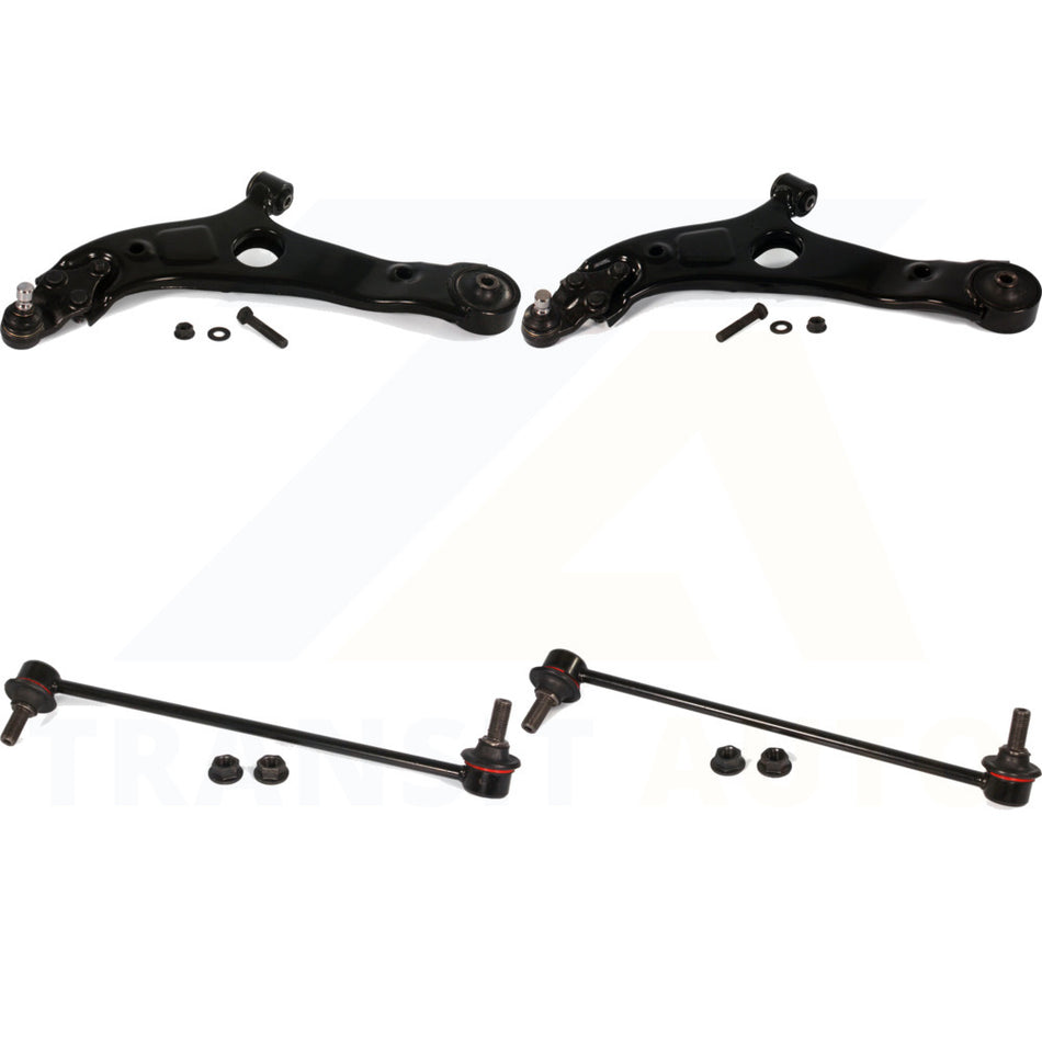 Front Suspension Control Arm And Ball Joint Assembly Stabilizer Bar Link Kit For 2012-2014 Hyundai Sonata SE 12.64" Center To Length KTR-100240 by TOR