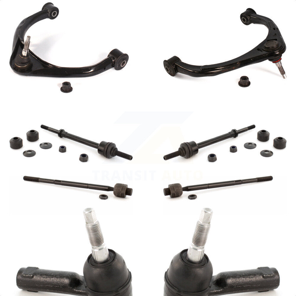 Front Suspension Control Arm And Ball Joint Assembly Steering Tie Rod End Stabilizer Bar Link Kit (8Pc) For Ram 1500 Dodge 4WD KTR-100338 by TOR