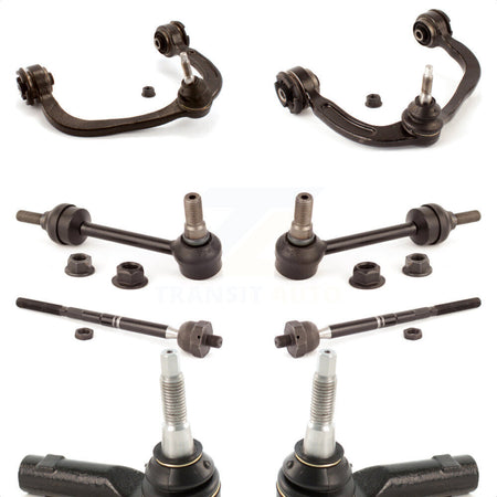 Front Suspension Control Arm And Ball Joint Assembly Steering Tie Rod End Stabilizer Bar Link Kit (8Pc) For Ford F-150 4WD KTR-100351 by TOR