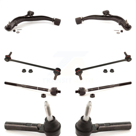 Front Suspension Control Arm And Ball Joint Assembly Steering Tie Rod End Stabilizer Bar Link Kit (8Pc) For Dodge Chrysler Grand Caravan Town & Country Voyager KTR-100362 by TOR