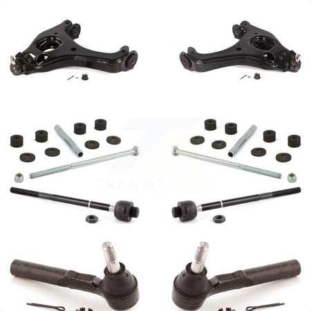 Front Suspension Control Arm And Ball Joint Assembly Steering Tie Rod End Stabilizer Bar Link Kit (8Pc) For Chevrolet Silverado 1500 GMC Sierra Classic KTR-100365 by TOR