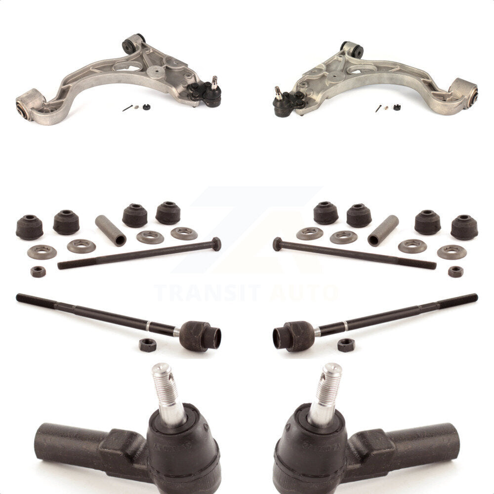 Front Suspension Control Arm And Ball Joint Assembly Steering Tie Rod End Stabilizer Bar Link Kit (8Pc) For Pontiac Bonneville Buick Park Avenue Oldsmobile Aurora KTR-100369 by TOR