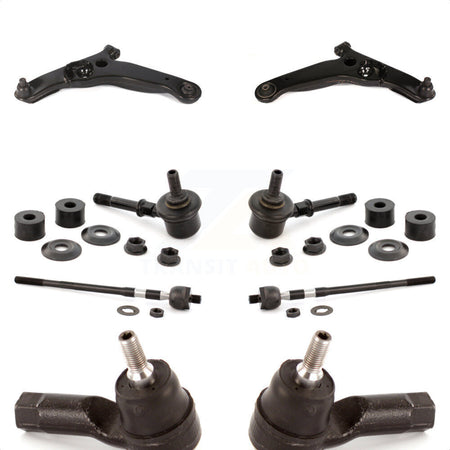 Front Suspension Control Arm And Ball Joint Assembly Steering Tie Rod End Stabilizer Bar Link Kit (8Pc) For 2003-2006 Mitsubishi Outlander KTR-100400 by TOR