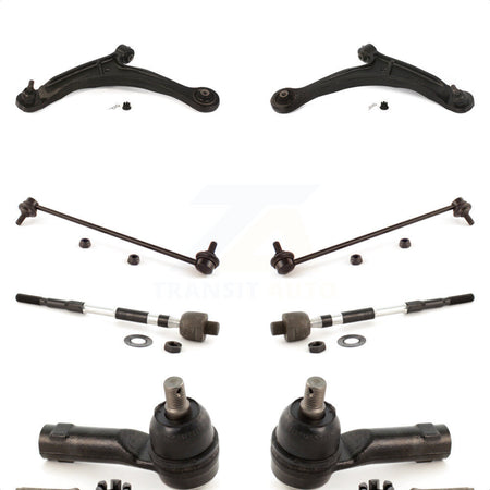 Front Suspension Control Arm And Ball Joint Assembly Steering Tie Rod End Stabilizer Bar Link Kit (8Pc) For 2006-2014 Honda Ridgeline KTR-100420 by TOR