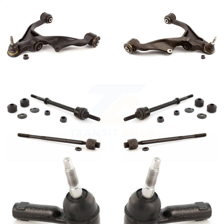 Front Suspension Control Arm And Ball Joint Assembly Steering Tie Rod End Stabilizer Bar Link Kit (8Pc) For Dodge Ram 1500 4WD KTR-100427 by TOR