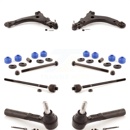 Front Suspension Control Arm And Ball Joint Assembly Steering Tie Rod End Stabilizer Bar Link Kit (8Pc) For 2005-2006 Chevrolet Uplander Buick Terraza Saturn Relay AWD KTR-100447 by TOR