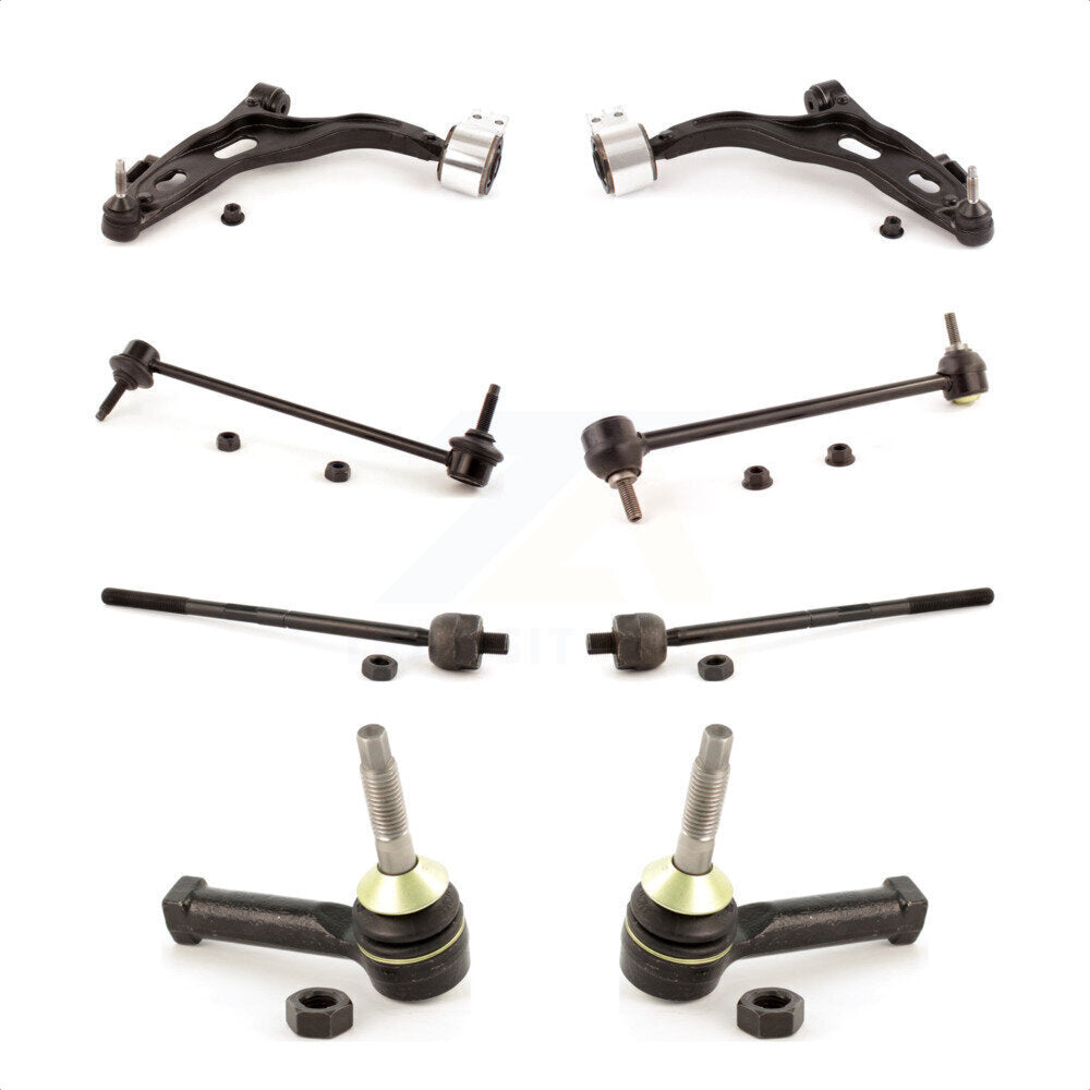 Front Suspension Control Arm And Ball Joint Assembly Steering Tie Rod End Stabilizer Bar Link Kit (8Pc) For 2005-2007 Ford Five Hundred Freestyle Mercury Montego KTR-100471 by TOR