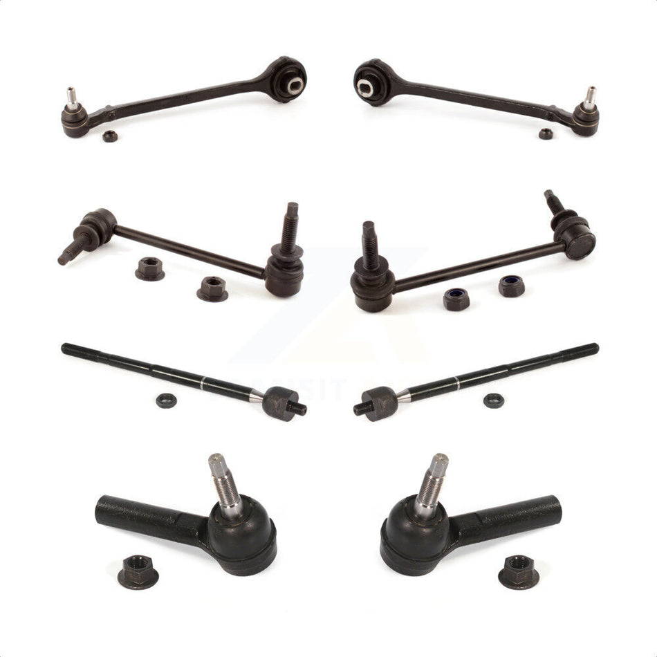 Front Suspension Control Arm And Ball Joint Assembly Steering Tie Rod End Stabilizer Bar Link Kit (8Pc) For Dodge Charger Challenger Chrysler 300 KTR-100482 by TOR