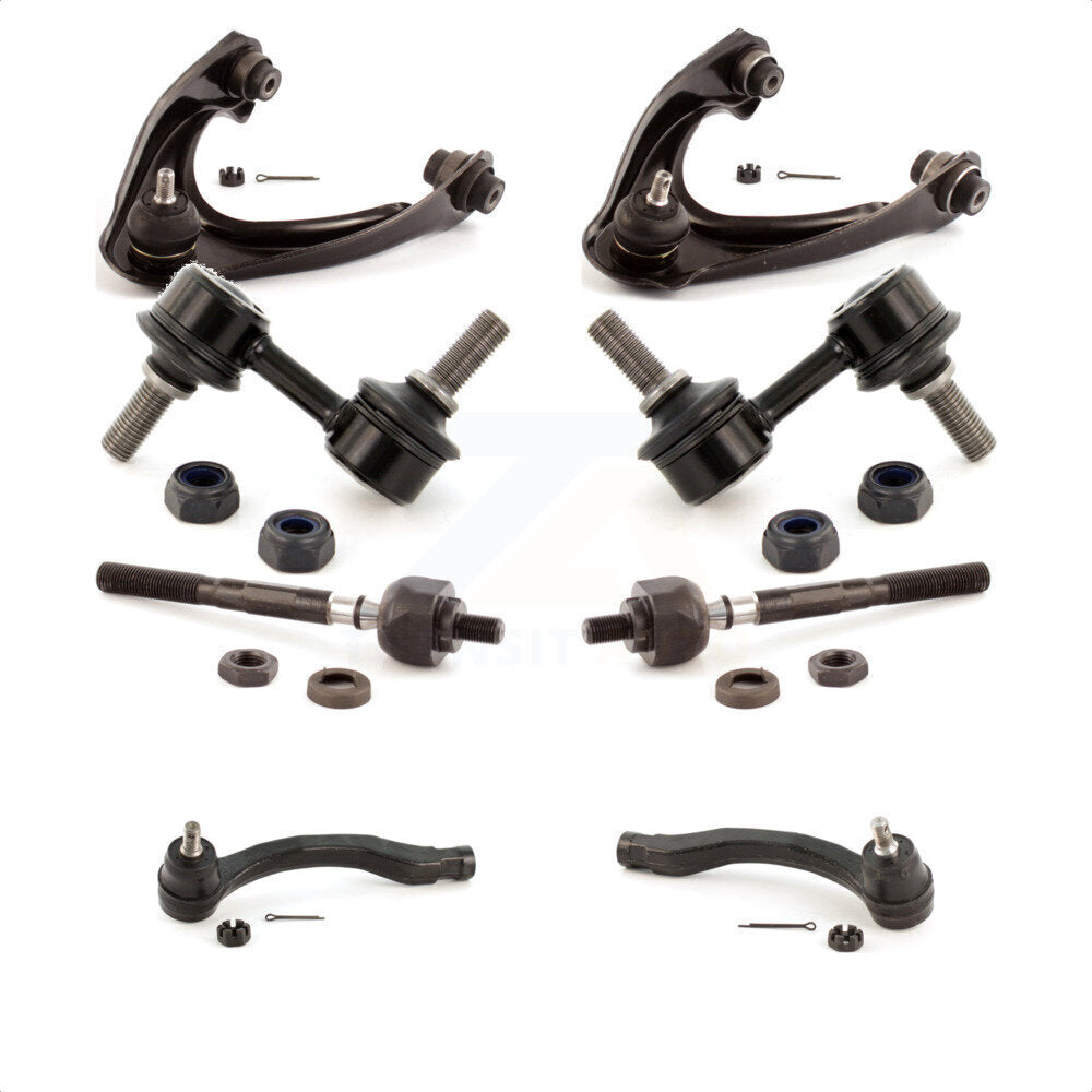 Front Suspension Control Arm And Ball Joint Assembly Steering Tie Rod End Stabilizer Bar Link Kit (8Pc) For 1999-2000 Honda Civic Si KTR-100532 by TOR