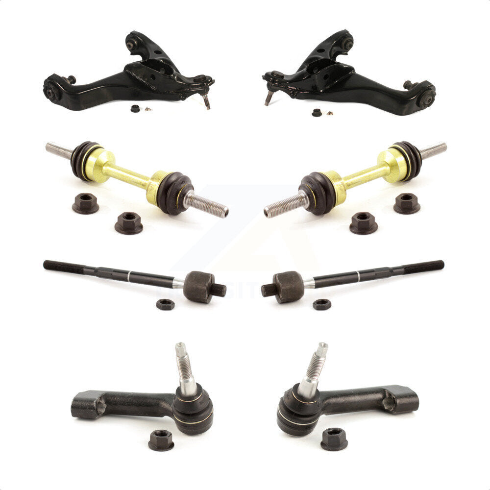 Front Suspension Control Arm And Ball Joint Assembly Steering Tie Rod End Stabilizer Bar Link Kit (8Pc) For Ford F-150 Expedition Lincoln Navigator KTR-100561 by TOR