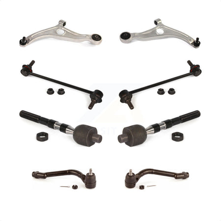 Front Suspension Control Arm And Ball Joint Assembly Steering Tie Rod End Stabilizer Bar Link Kit (8Pc) For Kia Optima KTR-100575 by TOR