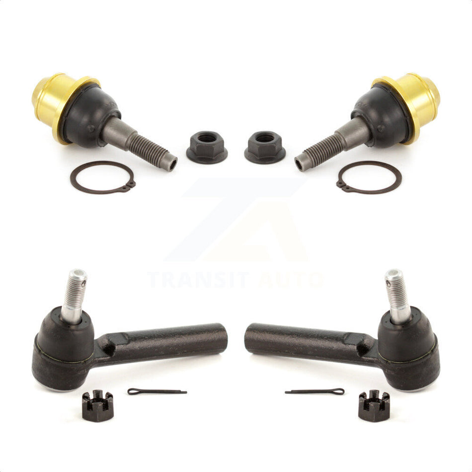 Front Suspension Ball Joint And Tie Rod End Kit For Chevrolet Silverado 1500 GMC Sierra Tahoe Suburban Yukon Cadillac XL Avalanche Escalade ESV EXT KTR-102291 by TOR