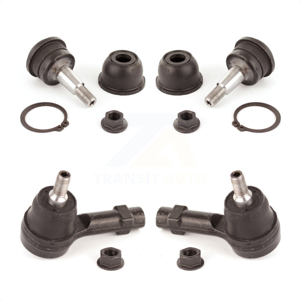 Front Suspension Ball Joint And Tie Rod End Kit For Colt Mitsubishi Mirage Dodge Plymouth Eagle Summit Vista KTR-102295 by TOR