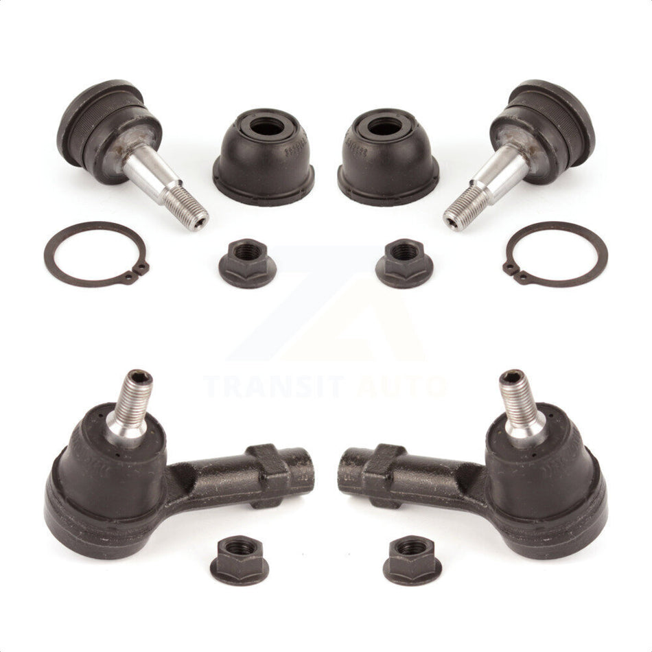 Front Suspension Ball Joint And Tie Rod End Kit For Colt Mitsubishi Mirage Dodge Plymouth Eagle Summit Vista KTR-102295 by TOR