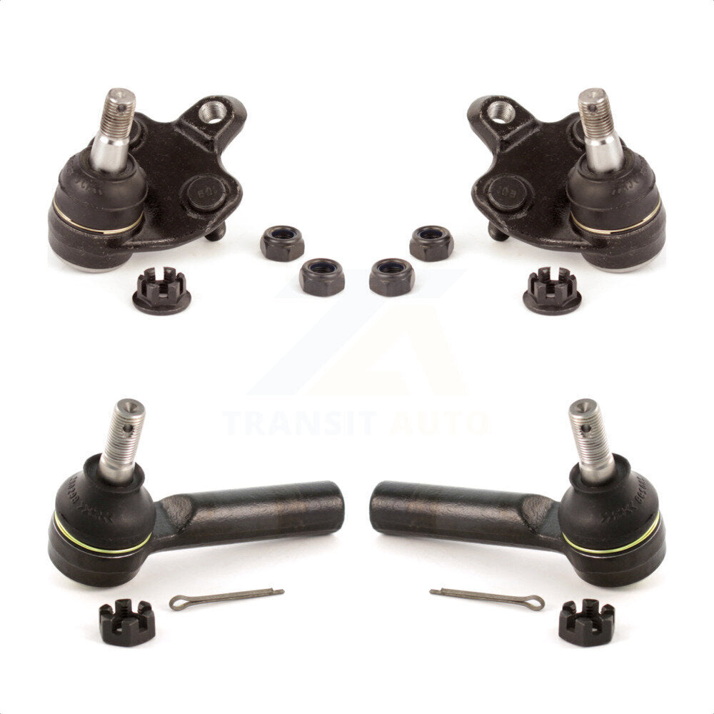 Front Suspension Ball Joint And Tie Rod End Kit For Toyota Corolla Matrix iM KTR-102298 by TOR