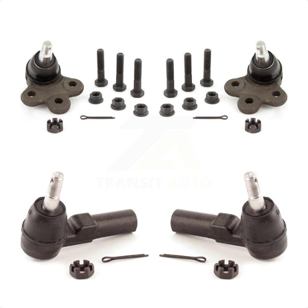 Front Suspension Ball Joint And Tie Rod End Kit For Buick LeSabre Cadillac DeVille Park Avenue Pontiac Bonneville Seville Oldsmobile Aurora Riviera KTR-102346 by TOR