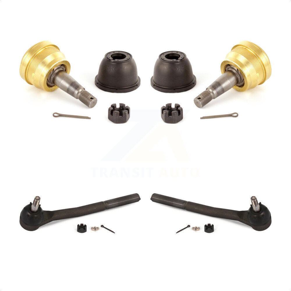 Front Ball Joint & Tie Rod End Kit For Chevrolet Caprice Buick Cadillac Roadmaster Impala Oldsmobile LeSabre Brougham Delta 88 Electra DeVille Fleetwood Pontiac 98 Parisienne Custom Cruiser KTR-102349 by TOR