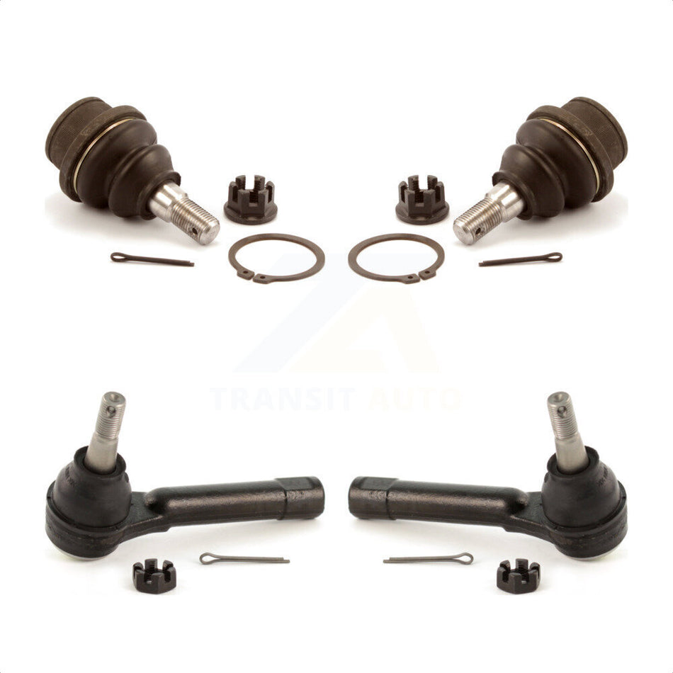 Front Suspension Ball Joint And Tie Rod End Kit For Chevrolet Silverado 1500 GMC Tahoe Sierra Suburban Yukon Avalanche XL Cadillac Classic Escalade ESV EXT KTR-102362 by TOR