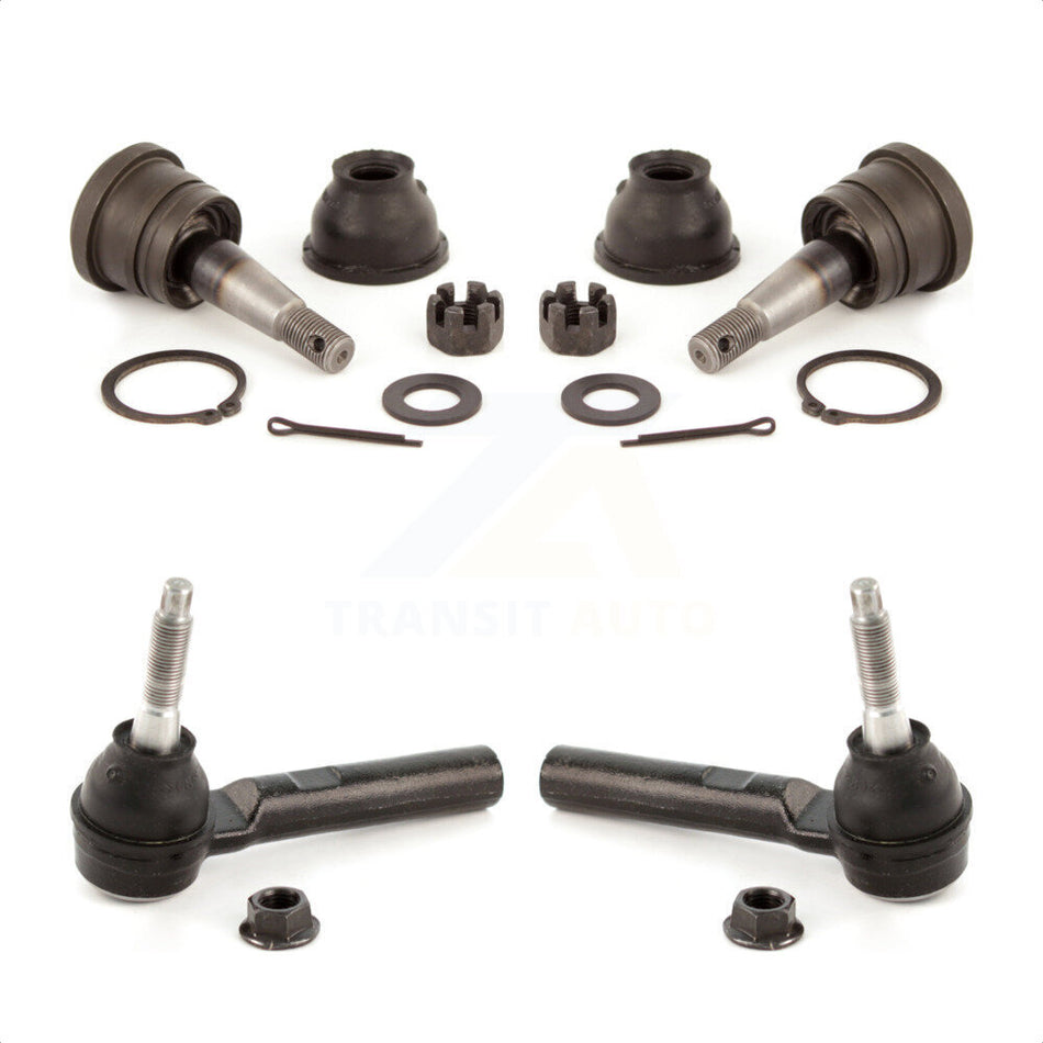 Front Suspension Ball Joint And Tie Rod End Kit For 2005-2007 Dodge Grand Caravan Chrysler Town & Country KTR-102375 by TOR